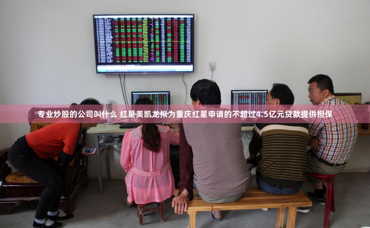 专业炒股的公司叫什么 红星美凯龙拟为重庆红星申请的不超过4.5亿元贷款提供担保