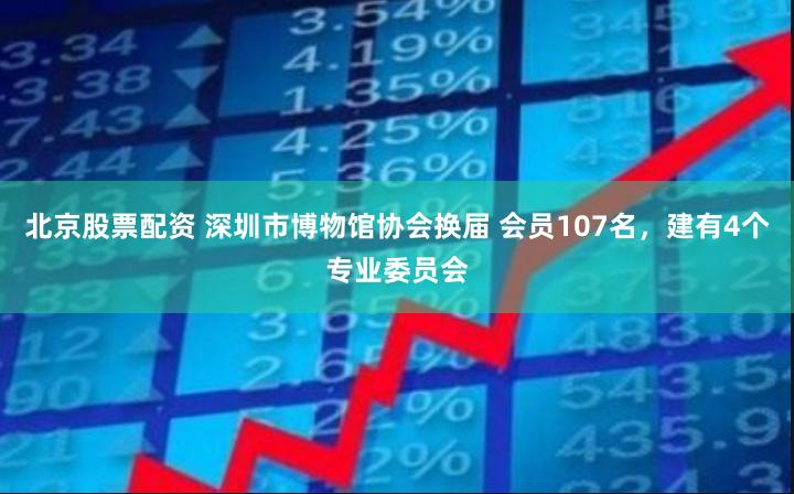 北京股票配资 深圳市博物馆协会换届 会员107名，建有4个专业委员会